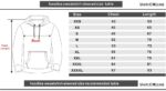 Till Lindemann Hoodie Size Chart